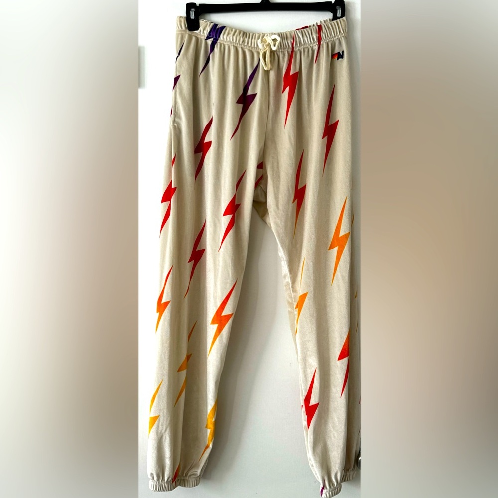 RARE Aviator Nation velour pants.